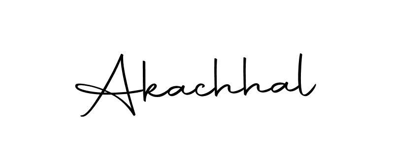 Similarly Autography-DOLnW is the best handwritten signature design. Signature creator online .You can use it as an online autograph creator for name Akachhal. Akachhal signature style 10 images and pictures png