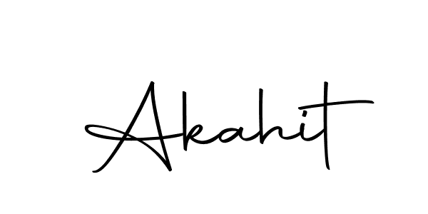 Design your own signature with our free online signature maker. With this signature software, you can create a handwritten (Autography-DOLnW) signature for name Akahit. Akahit signature style 10 images and pictures png