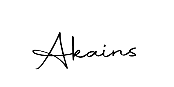 if you are searching for the best signature style for your name Akains. so please give up your signature search. here we have designed multiple signature styles  using Autography-DOLnW. Akains signature style 10 images and pictures png