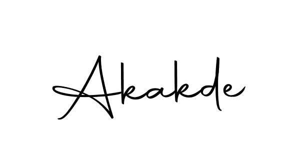 How to make Akakde name signature. Use Autography-DOLnW style for creating short signs online. This is the latest handwritten sign. Akakde signature style 10 images and pictures png