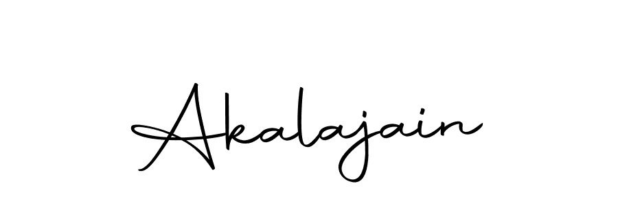 Create a beautiful signature design for name Akalajain. With this signature (Autography-DOLnW) fonts, you can make a handwritten signature for free. Akalajain signature style 10 images and pictures png