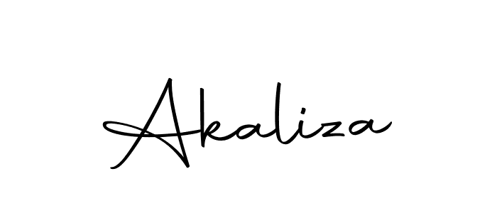 How to make Akaliza name signature. Use Autography-DOLnW style for creating short signs online. This is the latest handwritten sign. Akaliza signature style 10 images and pictures png