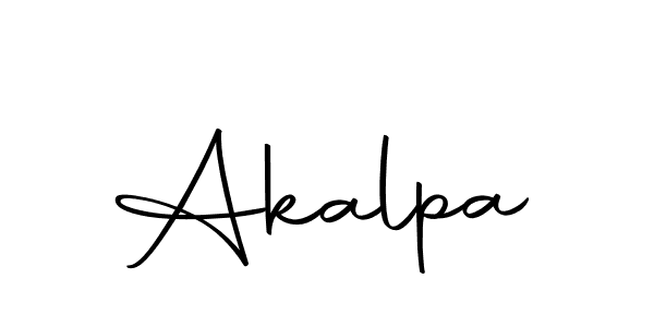 Create a beautiful signature design for name Akalpa. With this signature (Autography-DOLnW) fonts, you can make a handwritten signature for free. Akalpa signature style 10 images and pictures png
