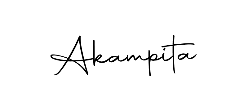 You should practise on your own different ways (Autography-DOLnW) to write your name (Akampita) in signature. don't let someone else do it for you. Akampita signature style 10 images and pictures png