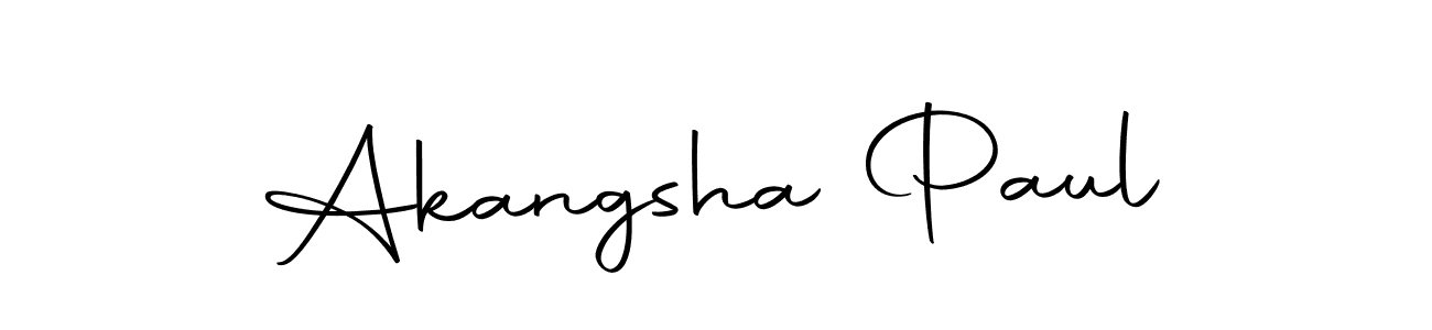 The best way (Autography-DOLnW) to make a short signature is to pick only two or three words in your name. The name Akangsha Paul include a total of six letters. For converting this name. Akangsha Paul signature style 10 images and pictures png