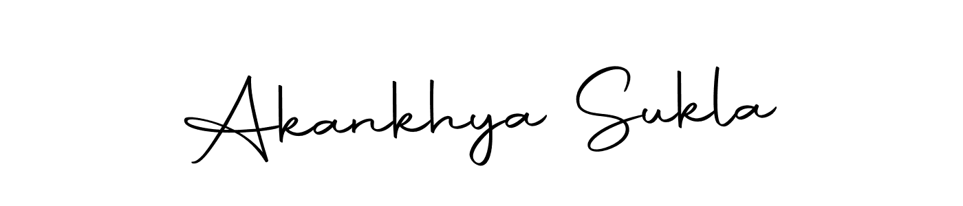 Make a beautiful signature design for name Akankhya Sukla. With this signature (Autography-DOLnW) style, you can create a handwritten signature for free. Akankhya Sukla signature style 10 images and pictures png