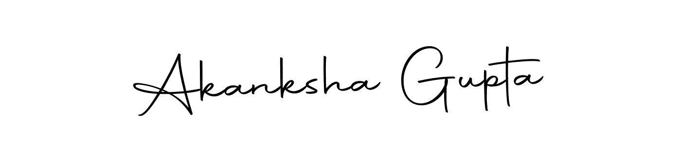 Use a signature maker to create a handwritten signature online. With this signature software, you can design (Autography-DOLnW) your own signature for name Akanksha Gupta. Akanksha Gupta signature style 10 images and pictures png