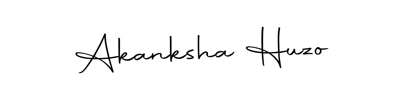 Make a short Akanksha Huzo signature style. Manage your documents anywhere anytime using Autography-DOLnW. Create and add eSignatures, submit forms, share and send files easily. Akanksha Huzo signature style 10 images and pictures png