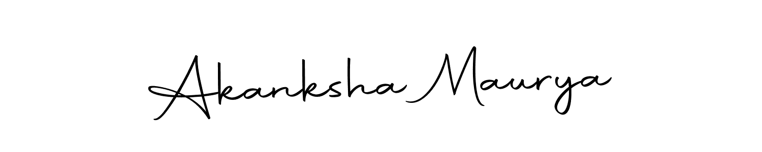 Use a signature maker to create a handwritten signature online. With this signature software, you can design (Autography-DOLnW) your own signature for name Akanksha Maurya. Akanksha Maurya signature style 10 images and pictures png