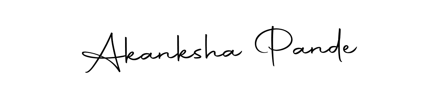 Use a signature maker to create a handwritten signature online. With this signature software, you can design (Autography-DOLnW) your own signature for name Akanksha Pande. Akanksha Pande signature style 10 images and pictures png