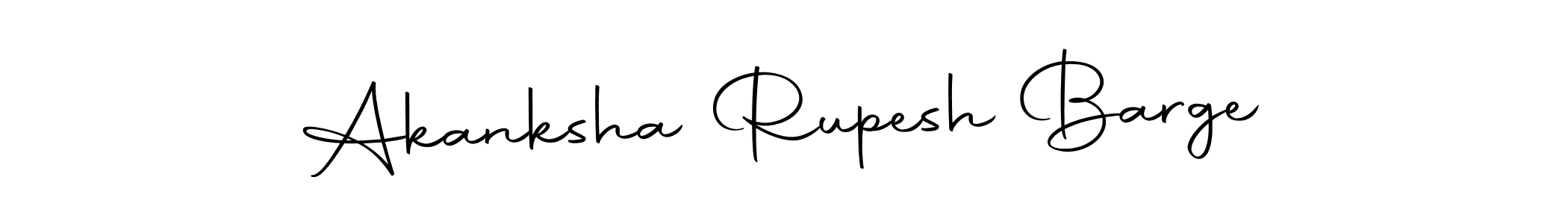 Make a beautiful signature design for name Akanksha Rupesh Barge. With this signature (Autography-DOLnW) style, you can create a handwritten signature for free. Akanksha Rupesh Barge signature style 10 images and pictures png