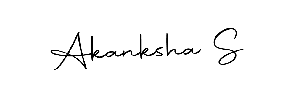 This is the best signature style for the Akanksha S name. Also you like these signature font (Autography-DOLnW). Mix name signature. Akanksha S signature style 10 images and pictures png