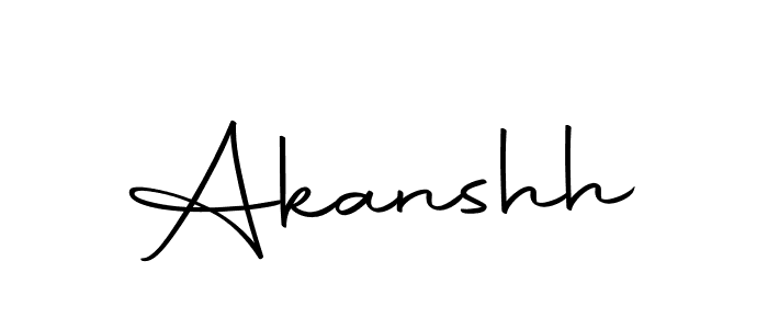 Make a beautiful signature design for name Akanshh. With this signature (Autography-DOLnW) style, you can create a handwritten signature for free. Akanshh signature style 10 images and pictures png