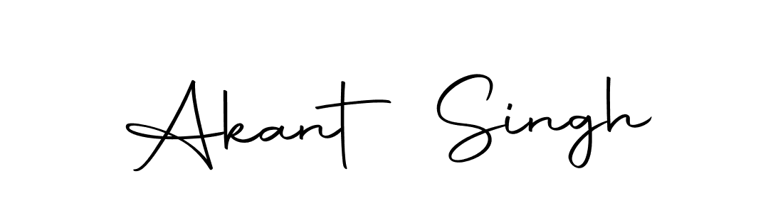 Design your own signature with our free online signature maker. With this signature software, you can create a handwritten (Autography-DOLnW) signature for name Akant Singh. Akant Singh signature style 10 images and pictures png