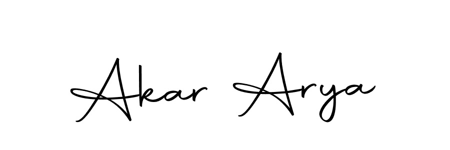 Also we have Akar Arya name is the best signature style. Create professional handwritten signature collection using Autography-DOLnW autograph style. Akar Arya signature style 10 images and pictures png