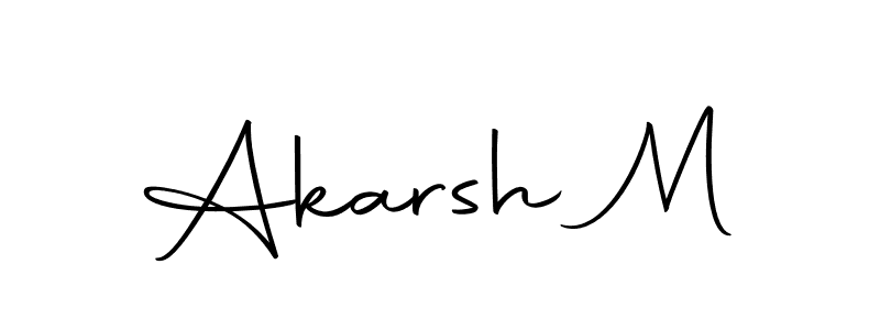 Also we have Akarsh M name is the best signature style. Create professional handwritten signature collection using Autography-DOLnW autograph style. Akarsh M signature style 10 images and pictures png