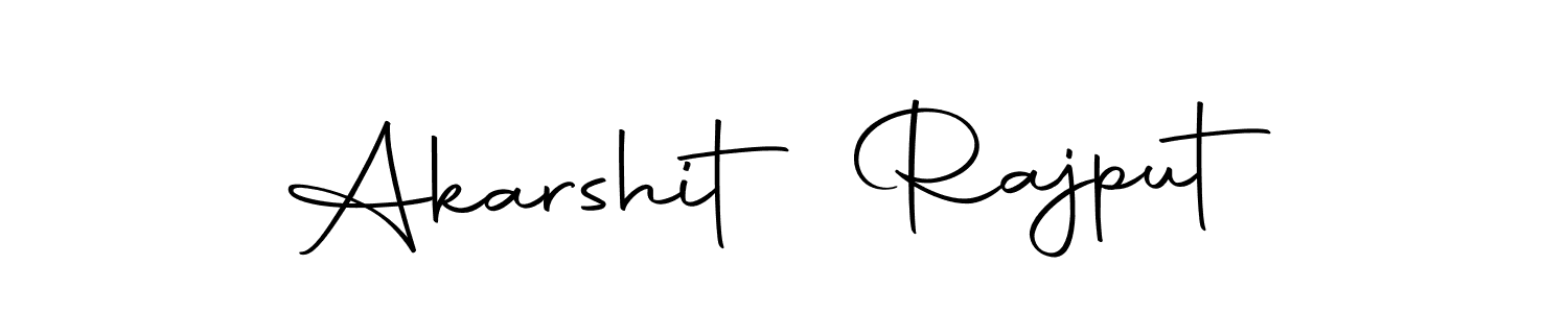 How to make Akarshit Rajput name signature. Use Autography-DOLnW style for creating short signs online. This is the latest handwritten sign. Akarshit Rajput signature style 10 images and pictures png