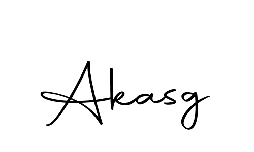 Make a beautiful signature design for name Akasg. With this signature (Autography-DOLnW) style, you can create a handwritten signature for free. Akasg signature style 10 images and pictures png