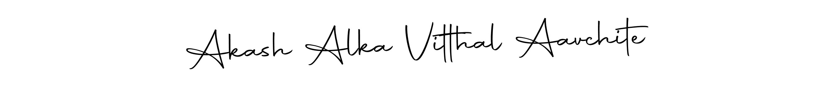 Similarly Autography-DOLnW is the best handwritten signature design. Signature creator online .You can use it as an online autograph creator for name Akash Alka Vitthal Aavchite. Akash Alka Vitthal Aavchite signature style 10 images and pictures png