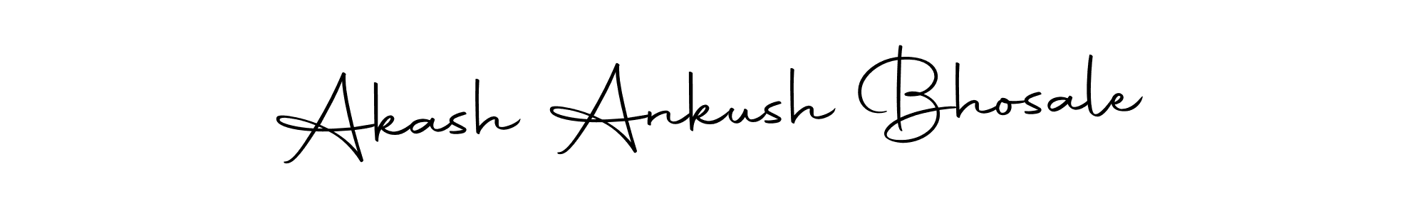 Create a beautiful signature design for name Akash Ankush Bhosale. With this signature (Autography-DOLnW) fonts, you can make a handwritten signature for free. Akash Ankush Bhosale signature style 10 images and pictures png