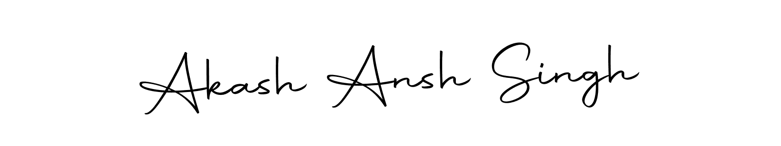 Make a beautiful signature design for name Akash Ansh Singh. With this signature (Autography-DOLnW) style, you can create a handwritten signature for free. Akash Ansh Singh signature style 10 images and pictures png