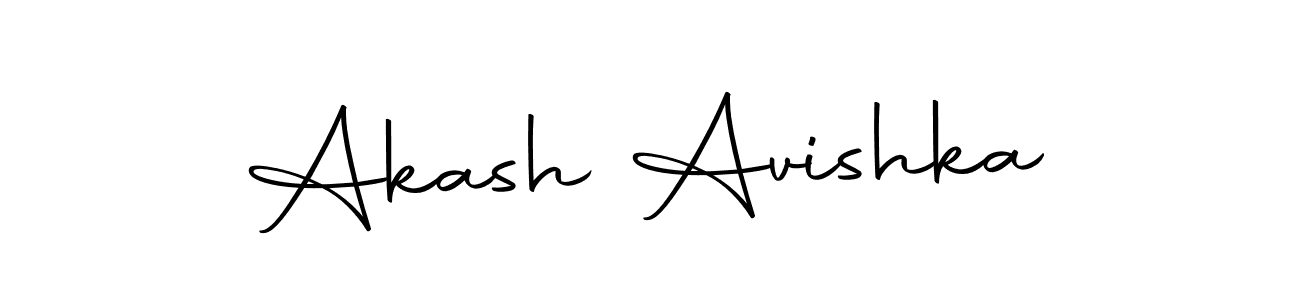 How to make Akash Avishka signature? Autography-DOLnW is a professional autograph style. Create handwritten signature for Akash Avishka name. Akash Avishka signature style 10 images and pictures png