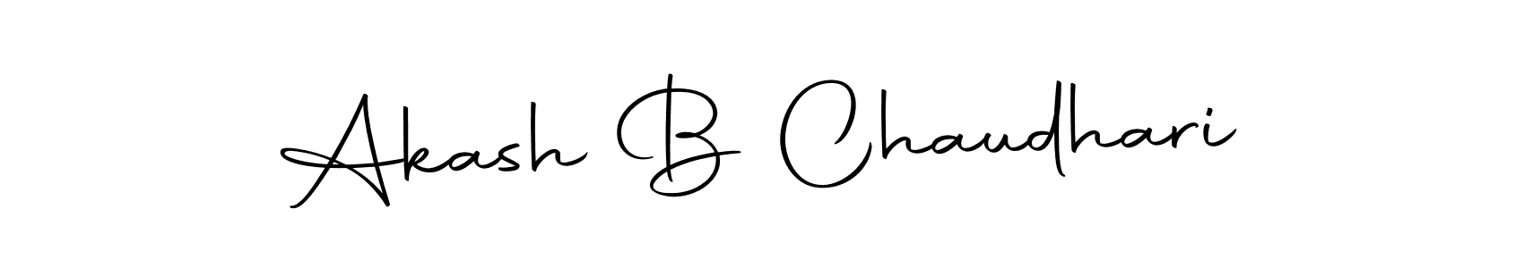 Use a signature maker to create a handwritten signature online. With this signature software, you can design (Autography-DOLnW) your own signature for name Akash B Chaudhari. Akash B Chaudhari signature style 10 images and pictures png