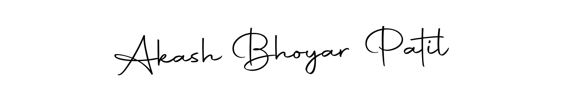 Design your own signature with our free online signature maker. With this signature software, you can create a handwritten (Autography-DOLnW) signature for name Akash Bhoyar Patil. Akash Bhoyar Patil signature style 10 images and pictures png