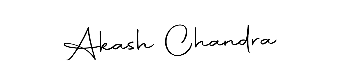Create a beautiful signature design for name Akash Chandra. With this signature (Autography-DOLnW) fonts, you can make a handwritten signature for free. Akash Chandra signature style 10 images and pictures png