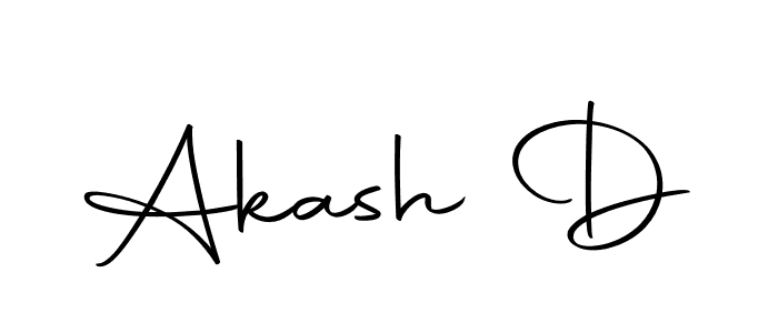 It looks lik you need a new signature style for name Akash D. Design unique handwritten (Autography-DOLnW) signature with our free signature maker in just a few clicks. Akash D signature style 10 images and pictures png
