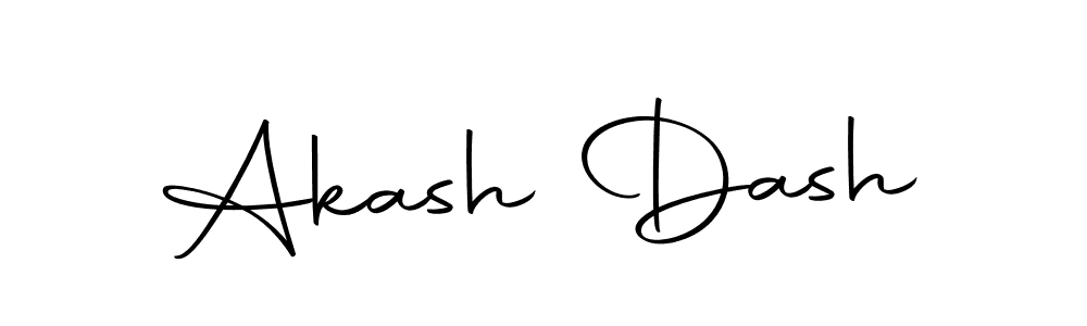 Design your own signature with our free online signature maker. With this signature software, you can create a handwritten (Autography-DOLnW) signature for name Akash Dash. Akash Dash signature style 10 images and pictures png