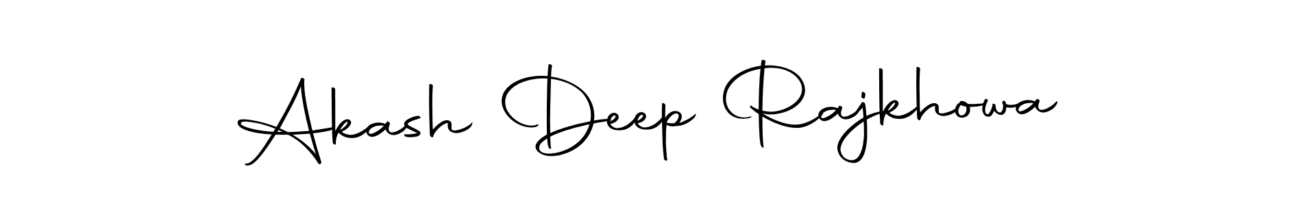Akash Deep Rajkhowa stylish signature style. Best Handwritten Sign (Autography-DOLnW) for my name. Handwritten Signature Collection Ideas for my name Akash Deep Rajkhowa. Akash Deep Rajkhowa signature style 10 images and pictures png