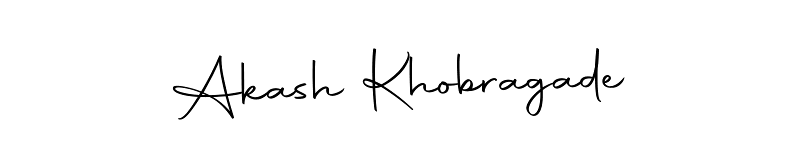 Use a signature maker to create a handwritten signature online. With this signature software, you can design (Autography-DOLnW) your own signature for name Akash Khobragade. Akash Khobragade signature style 10 images and pictures png