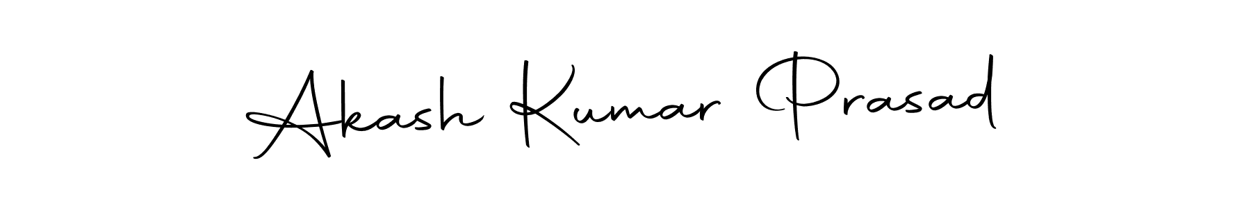 Design your own signature with our free online signature maker. With this signature software, you can create a handwritten (Autography-DOLnW) signature for name Akash Kumar Prasad. Akash Kumar Prasad signature style 10 images and pictures png