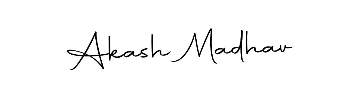 Similarly Autography-DOLnW is the best handwritten signature design. Signature creator online .You can use it as an online autograph creator for name Akash Madhav. Akash Madhav signature style 10 images and pictures png