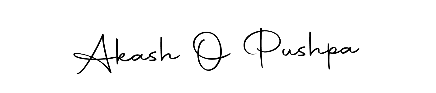 How to Draw Akash O Pushpa signature style? Autography-DOLnW is a latest design signature styles for name Akash O Pushpa. Akash O Pushpa signature style 10 images and pictures png