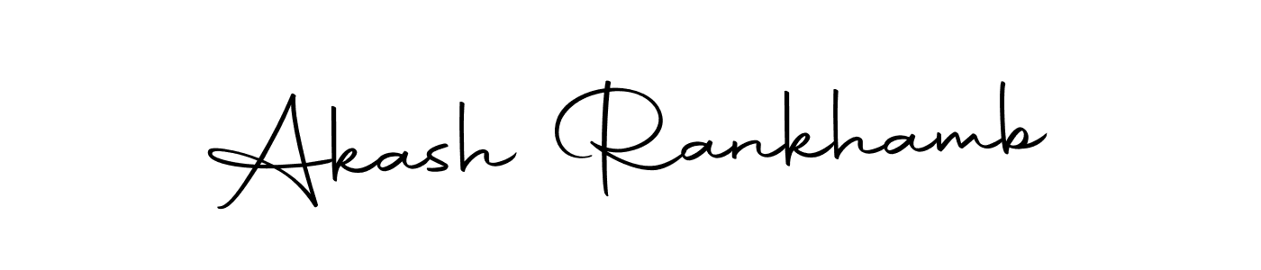 It looks lik you need a new signature style for name Akash Rankhamb. Design unique handwritten (Autography-DOLnW) signature with our free signature maker in just a few clicks. Akash Rankhamb signature style 10 images and pictures png