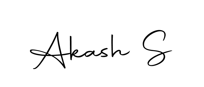 Akash S stylish signature style. Best Handwritten Sign (Autography-DOLnW) for my name. Handwritten Signature Collection Ideas for my name Akash S. Akash S signature style 10 images and pictures png