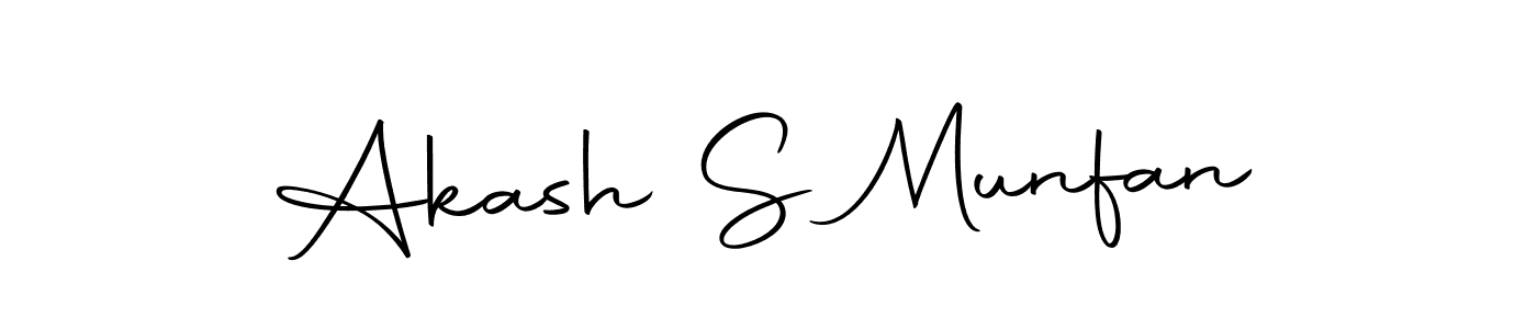 if you are searching for the best signature style for your name Akash S Munfan. so please give up your signature search. here we have designed multiple signature styles  using Autography-DOLnW. Akash S Munfan signature style 10 images and pictures png