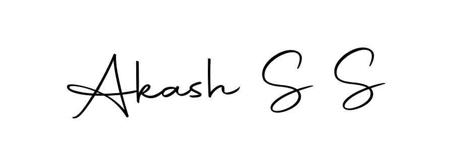 Create a beautiful signature design for name Akash S S. With this signature (Autography-DOLnW) fonts, you can make a handwritten signature for free. Akash S S signature style 10 images and pictures png