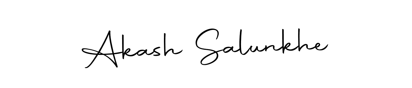 Here are the top 10 professional signature styles for the name Akash Salunkhe. These are the best autograph styles you can use for your name. Akash Salunkhe signature style 10 images and pictures png