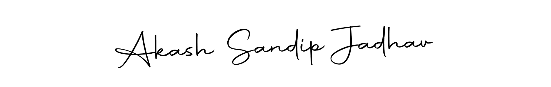 Use a signature maker to create a handwritten signature online. With this signature software, you can design (Autography-DOLnW) your own signature for name Akash Sandip Jadhav. Akash Sandip Jadhav signature style 10 images and pictures png