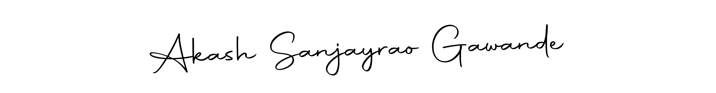 How to make Akash Sanjayrao Gawande signature? Autography-DOLnW is a professional autograph style. Create handwritten signature for Akash Sanjayrao Gawande name. Akash Sanjayrao Gawande signature style 10 images and pictures png