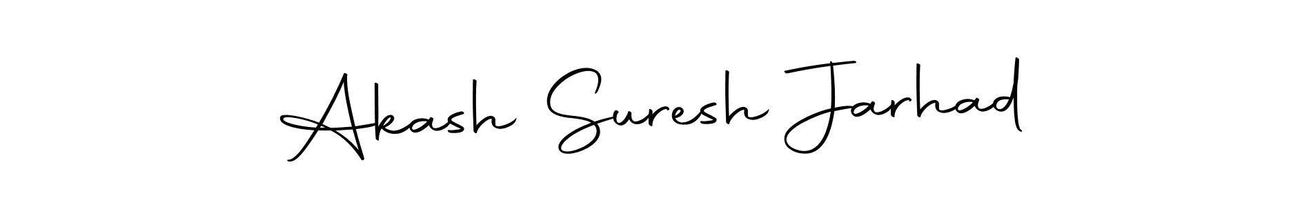 Make a beautiful signature design for name Akash Suresh Jarhad. Use this online signature maker to create a handwritten signature for free. Akash Suresh Jarhad signature style 10 images and pictures png