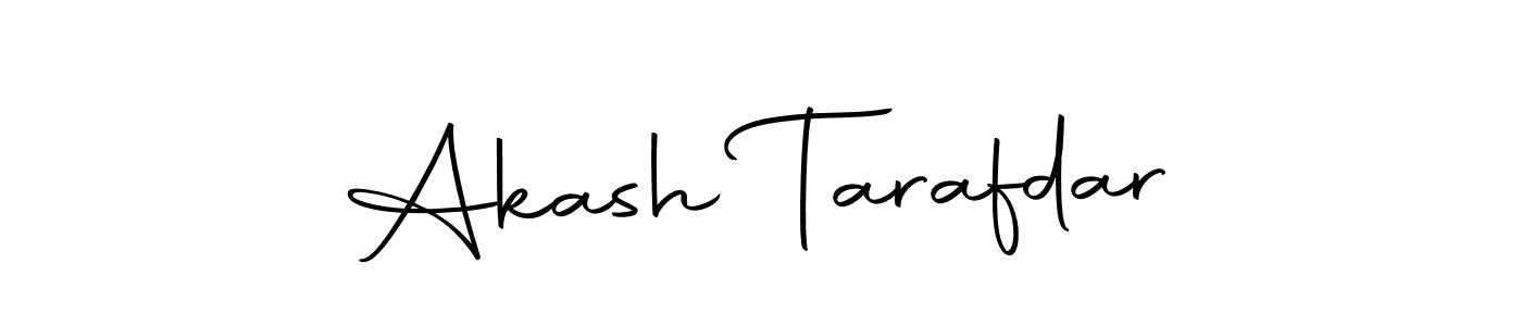 How to make Akash Tarafdar name signature. Use Autography-DOLnW style for creating short signs online. This is the latest handwritten sign. Akash Tarafdar signature style 10 images and pictures png