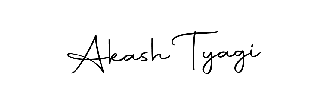 Make a beautiful signature design for name Akash Tyagi. Use this online signature maker to create a handwritten signature for free. Akash Tyagi signature style 10 images and pictures png