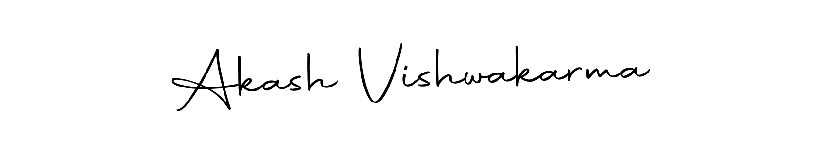 Create a beautiful signature design for name Akash Vishwakarma. With this signature (Autography-DOLnW) fonts, you can make a handwritten signature for free. Akash Vishwakarma signature style 10 images and pictures png