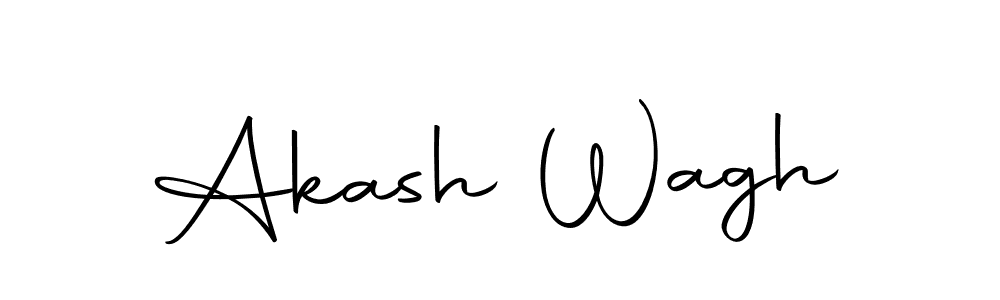 How to make Akash Wagh name signature. Use Autography-DOLnW style for creating short signs online. This is the latest handwritten sign. Akash Wagh signature style 10 images and pictures png