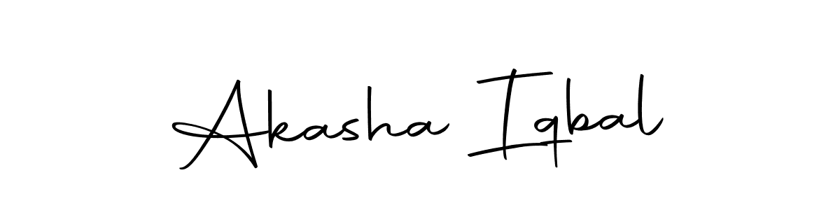 Here are the top 10 professional signature styles for the name Akasha Iqbal. These are the best autograph styles you can use for your name. Akasha Iqbal signature style 10 images and pictures png