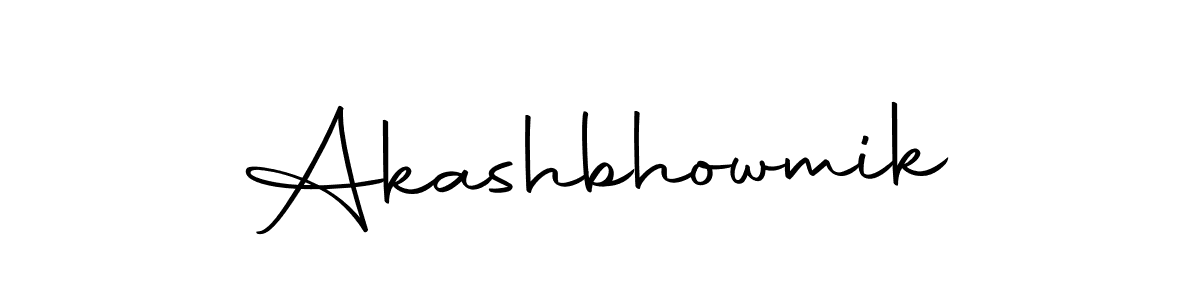 Make a beautiful signature design for name Akashbhowmik. With this signature (Autography-DOLnW) style, you can create a handwritten signature for free. Akashbhowmik signature style 10 images and pictures png